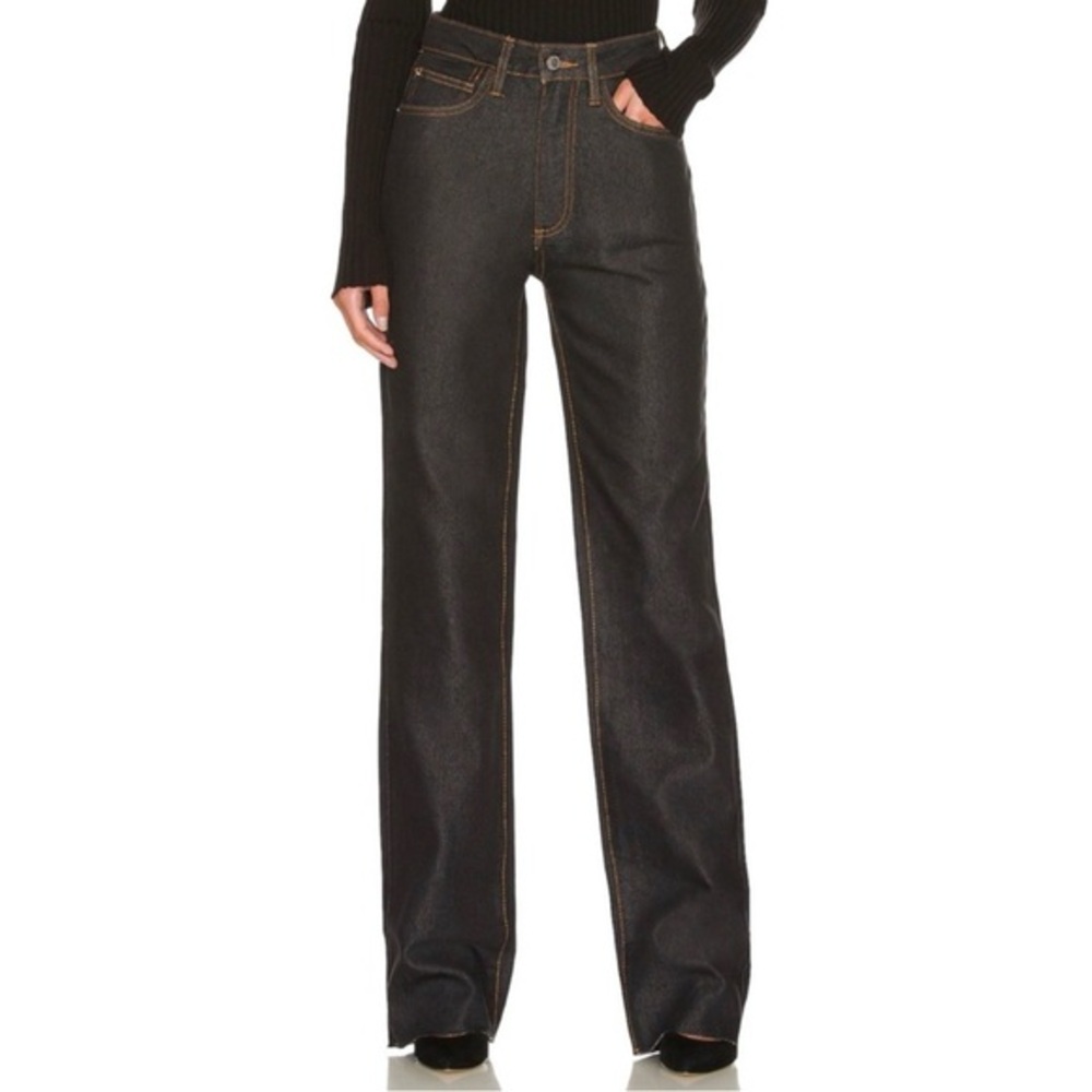WeWoreWhat Dad Jeans Blue & Black